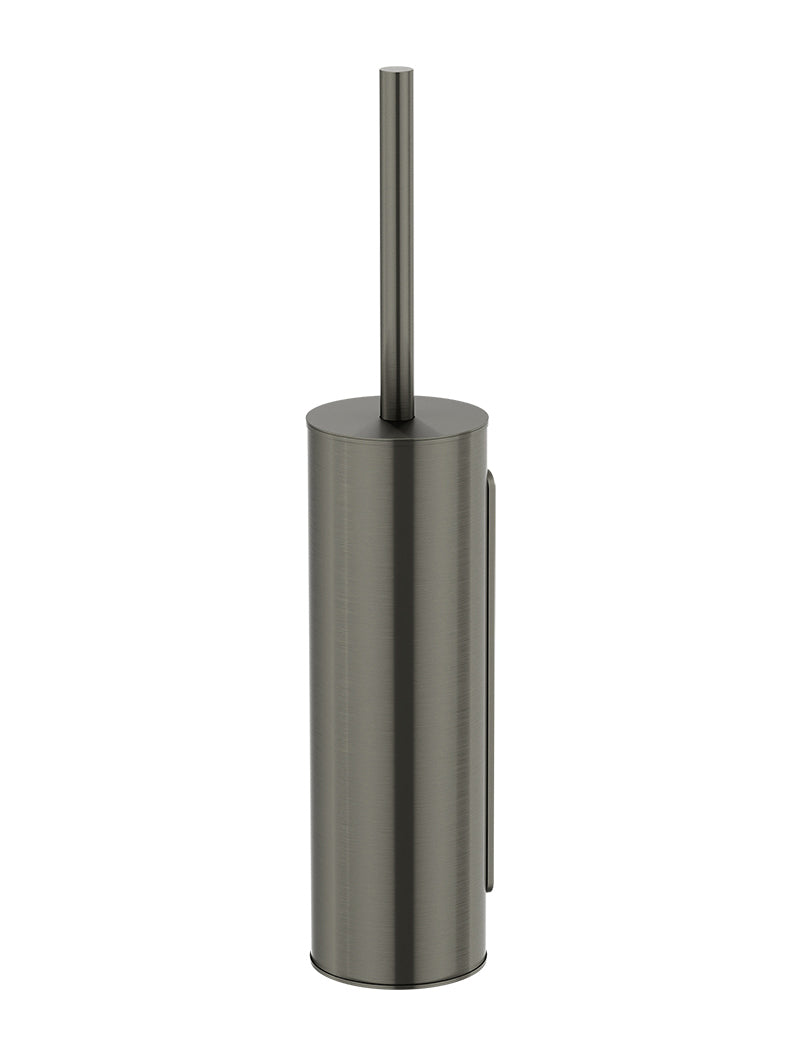 Meir Round Toilet Brush & Holder - Shadow Gunmetal