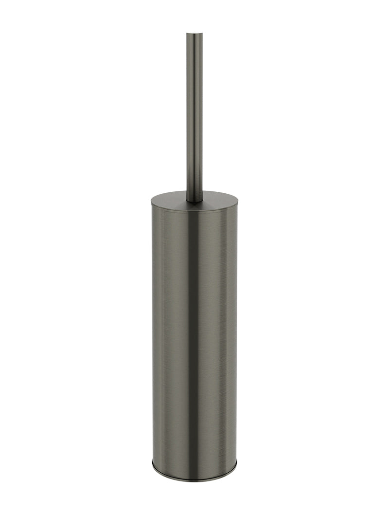 Meir Round Toilet Brush & Holder - Shadow Gunmetal