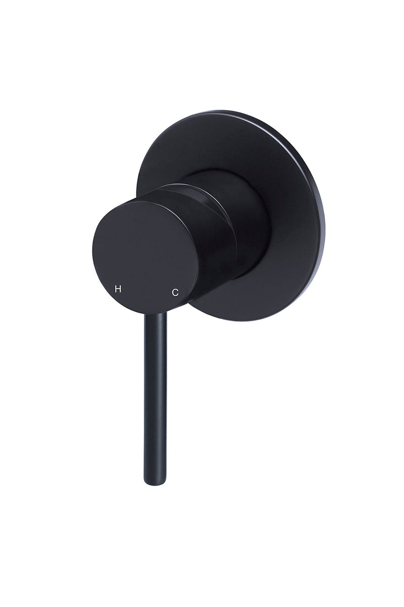 Meir Round Wall Mixer - Matte Black