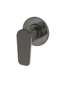 Meir Round Wall Mixer Paddle Handle - Shadow Gunmetal