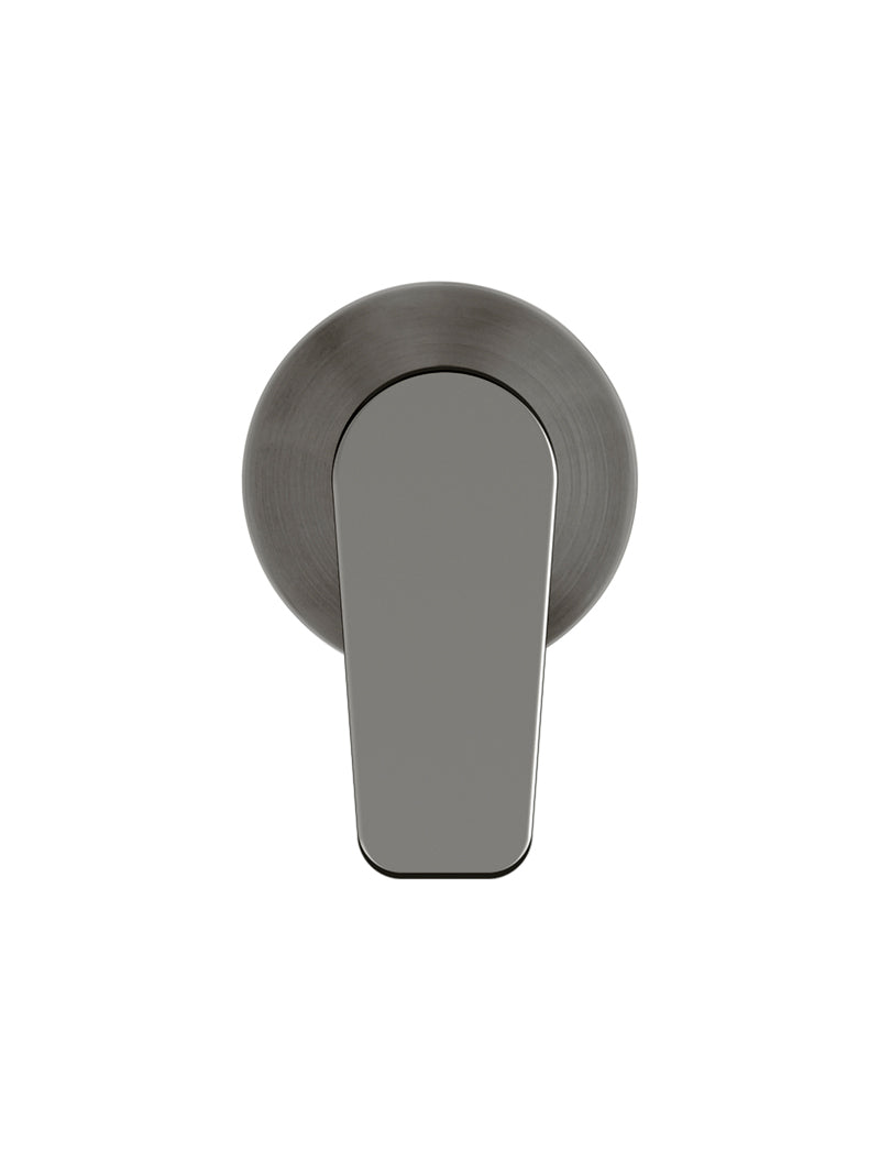 Meir Round Wall Mixer Paddle Handle - Shadow Gunmetal
