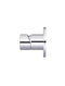 Meir Round Wall Mixer Pinless Handle - Polished Chrome