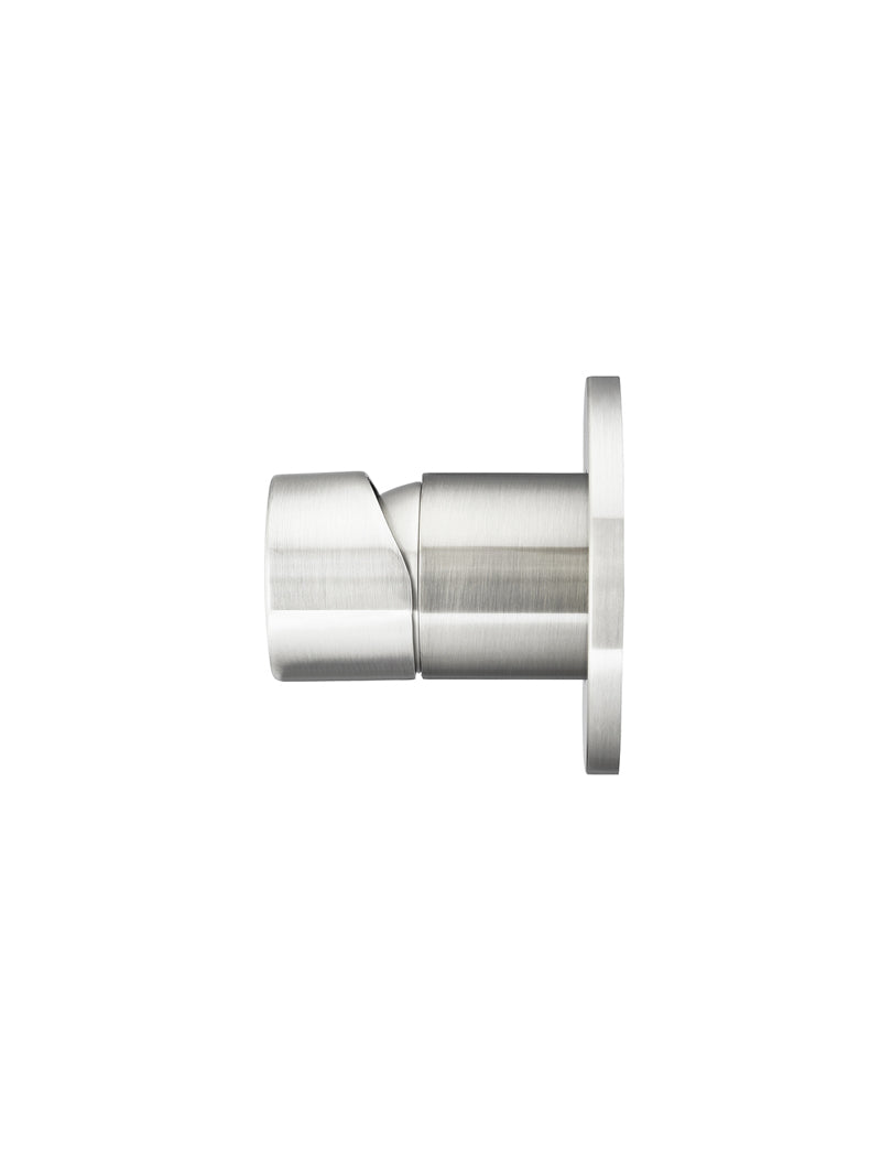 Meir Round Wall Mixer Pinless Handle - Brushed Nickel