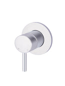 Meir Round Wall Mixer Short Pin lever - Polished Chrome