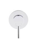 Meir Round Wall Mixer Short Pin lever - Polished Chrome