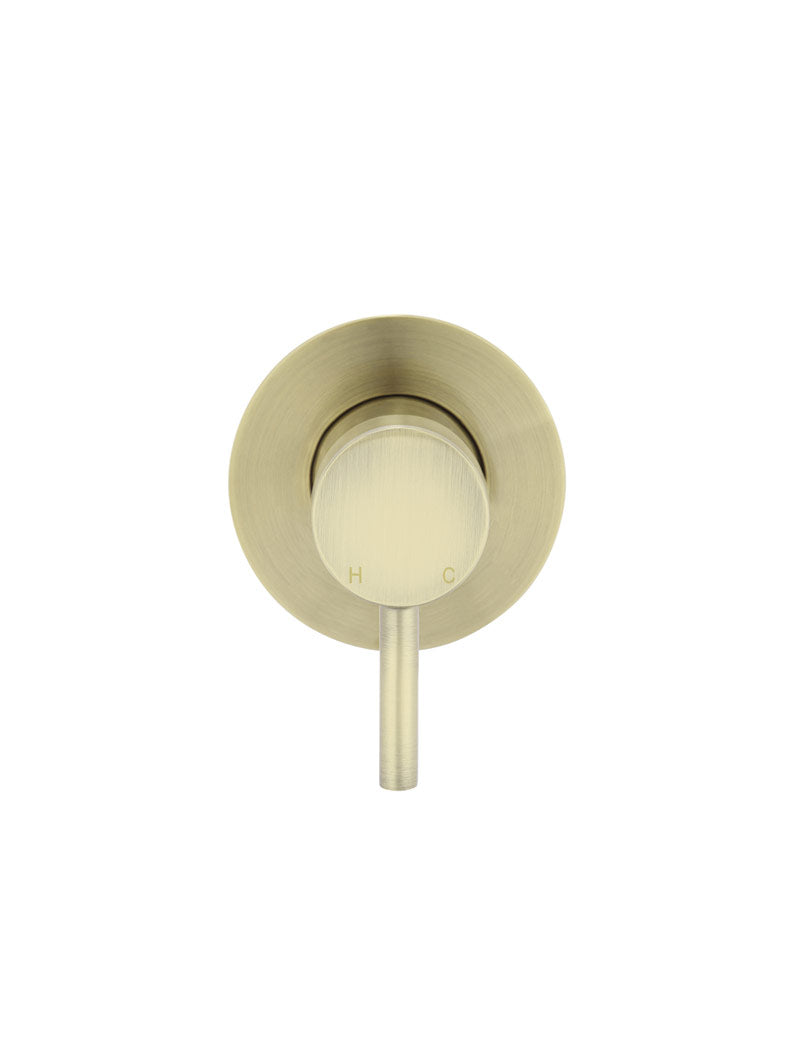 Meir Round Wall Mixer Short Pin lever - Tiger Bronze