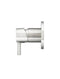 Meir Round Wall Mixer Short Pin lever Brushed Nickel