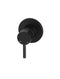 Meir Round Wall Mixer Short Pin lever - Matte Black