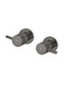 Meir Round Quarter Turn Wall Top Assemblies - Shadow Gunmetal