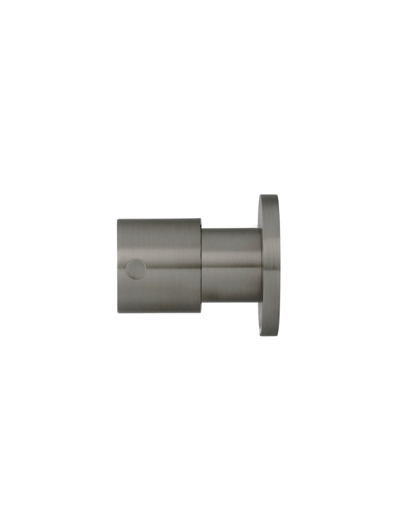 Meir Round Quarter Turn Wall Top Assemblies - Shadow Gunmetal
