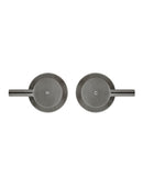 Meir Round Quarter Turn Wall Top Assemblies - Shadow Gunmetal