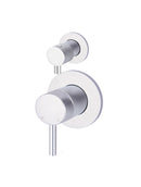 Meir Round Diverter Mixer - Polished Chrome