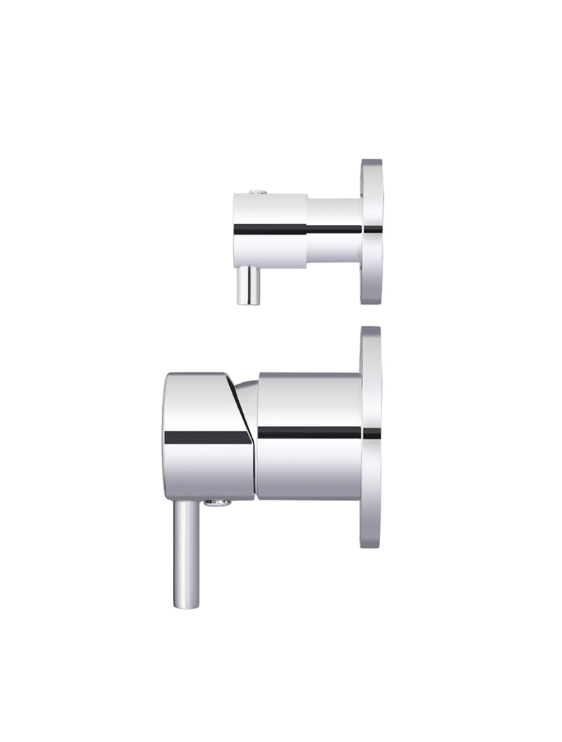 Meir Round Diverter Mixer - Polished Chrome