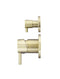 Meir Round Diverter Mixer - Tiger Bronze PVD