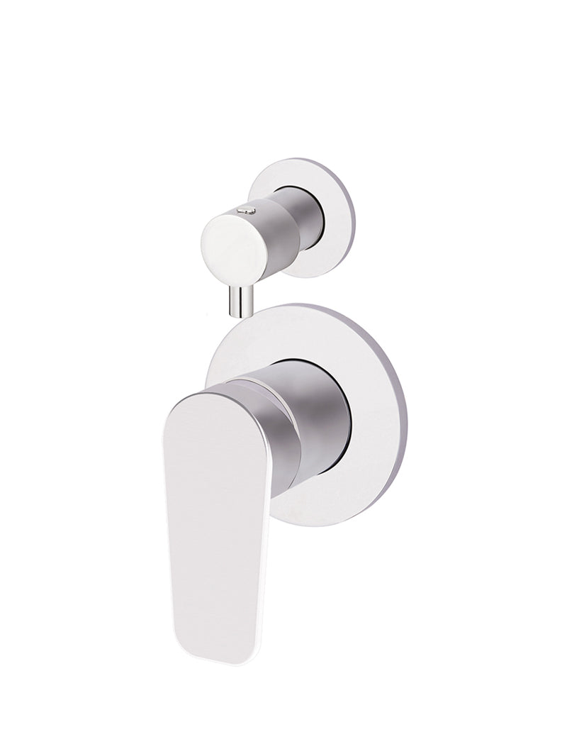 Meir Round Diverter Mixer Paddle - Polished Chrome