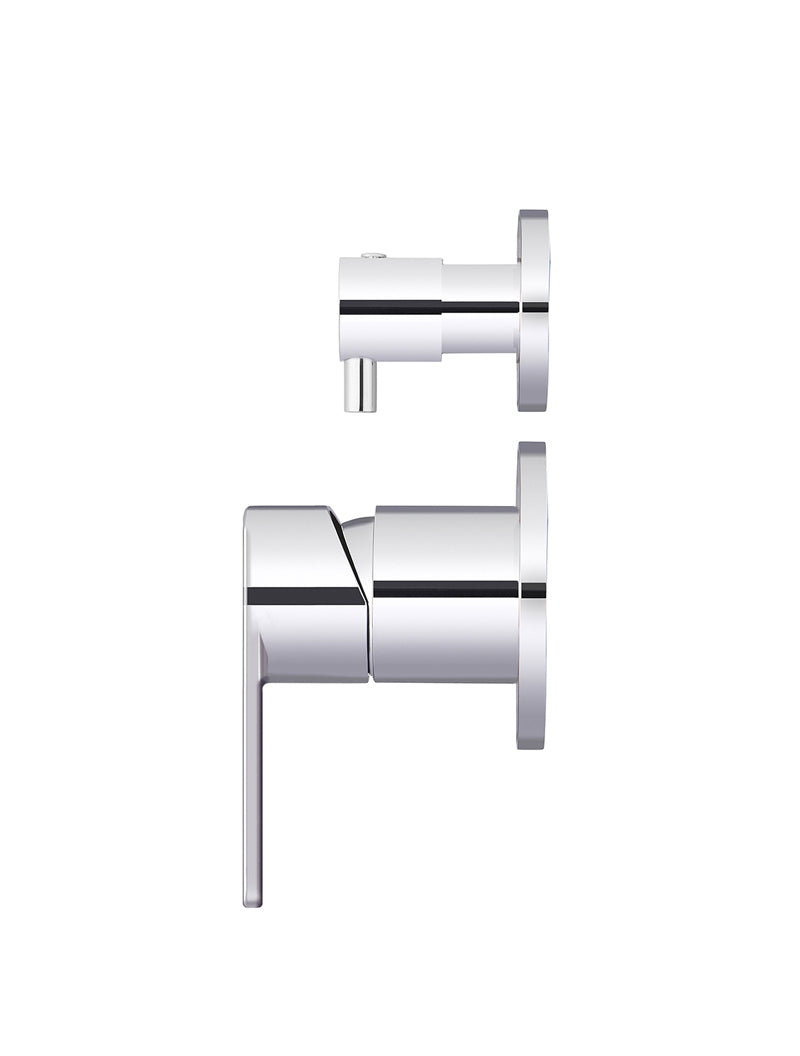 Meir Round Diverter Mixer Paddle - Polished Chrome