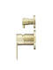 Meir Round Diverter Mixer Paddle Handle PVD Tiger Bronze