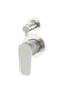 Meir Round Diverter Mixer Paddle Handle - PVD Brushed Nickel