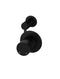 Meir Round Diverter Mixer Pinless Handle - Matte Black