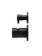 Meir Round Diverter Mixer Pinless Handle - Matte Black