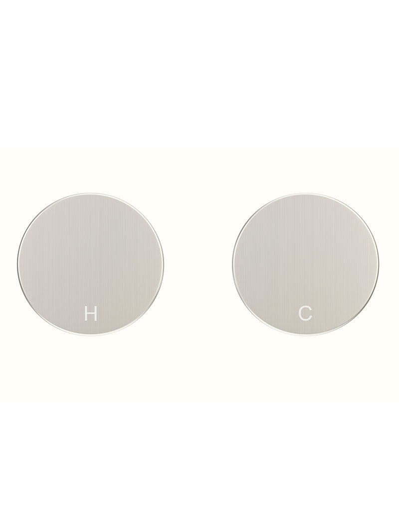 Meir Circular Wall Top Assemblies - Brushed Nickel PVD