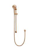 Meir Round Three Function Hand Shower on Rail Column - Lustre Bronze