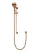 Meir Round Three Function Hand Shower on Rail Column - Lustre Bronze