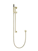 Meir Round Hand Shower on Rail Column - Tiger Bronze PVD