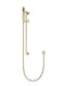 Meir Round Hand Shower on Rail Column - Tiger Bronze PVD