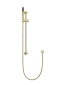 Meir Round Hand Shower on Rail Column - Tiger Bronze PVD