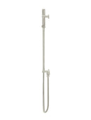 Meir Round Hand Shower on Rail Column - Brushed Nickel PVD