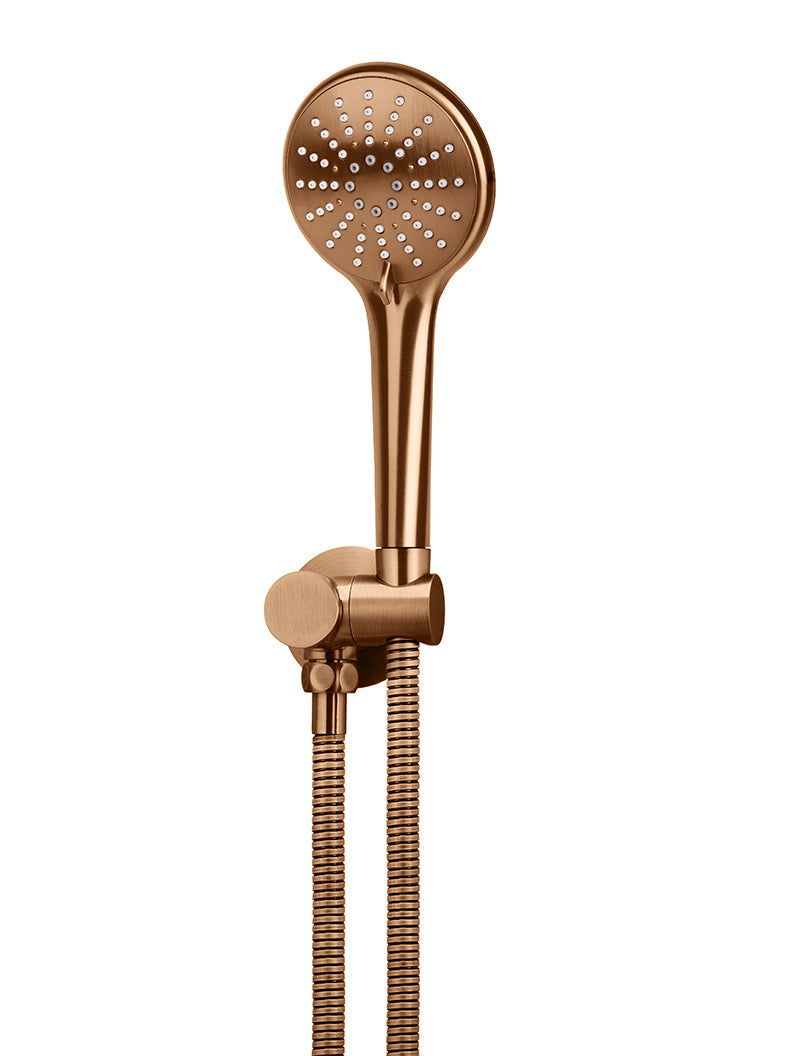 Meir Round Hand Shower on Swivel Bracket - Lustre Bronze