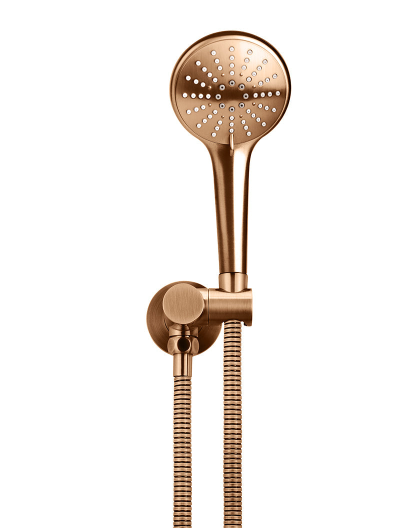 Meir Round Hand Shower on Swivel Bracket - Lustre Bronze