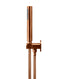 Meir Round Shower on Bracket - Lustre Bronze