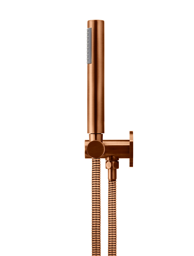 Meir Round Shower on Bracket - Lustre Bronze