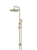 Round Combination Shower Rail 200mm Rose, Three Function Hand Shower - PVD Tiger Bronze