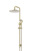 Round Combination Shower Rail 300mm Rose, Three Function Hand Shower - PVD Tiger Bronze