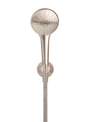 Meir Round Three Function Hand Shower on Fixed Bracket - Champagne