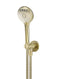 Round Three Function Hand Shower on Fixed Bracket - PVD Tiger Bronze