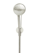 Meir Round Three Function Hand Shower on Fixed Bracket - PVD Brushed Nickel