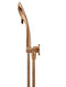 Meir Round Three Function Hand Shower on Fixed Bracket - Lustre Bronze