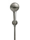 Round Three Function Hand Shower on Fixed Bracket - Shadow Gunmetal