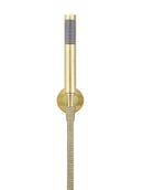 Round Hand Shower on Fixed Bracket - PVD Tiger Bronze