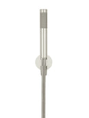 Round Hand Shower on Fixed Bracket - PVD Brushed Nickel