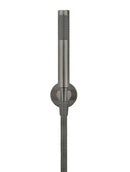 Round Hand Shower on Fixed Bracket - Shadow Gunmetal