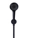 Meir Round Three Function Hand Shower on Fixed Bracket - Matte Black