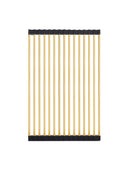 Meir Lavello Stainless Steel rolling mat protector - Brushed Bronze Gold