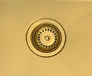 Meir Lavello Kitchen Sink - Single Bowl 380 x 440 - Brushed Bronze Gold