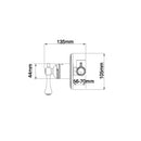 Bastow Georgian Shower/Bath Mixer 35mm