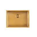 Novelli Single Sink 600mm (Deep) - Brushed Gold